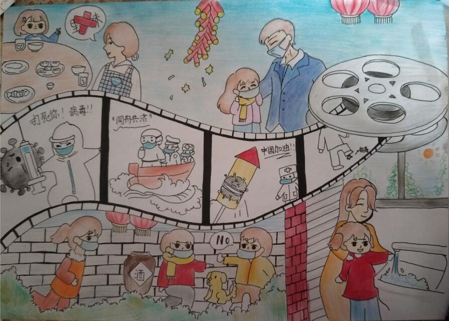 “疫情當(dāng)前，孩子們有‘畫’說”作品展播（三十七）