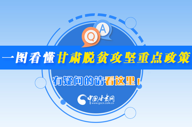 一圖看懂甘肅脫貧攻堅(jiān)重點(diǎn)政策，有疑問(wèn)的請(qǐng)看這里！