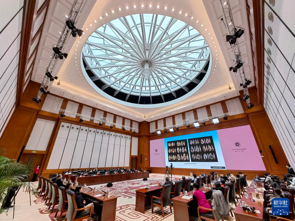 3月18日，“中國社會科學院考古學論壇·2021年中國考古新發(fā)現(xiàn)”進行入選項目報告環(huán)節(jié)（手機照片）。